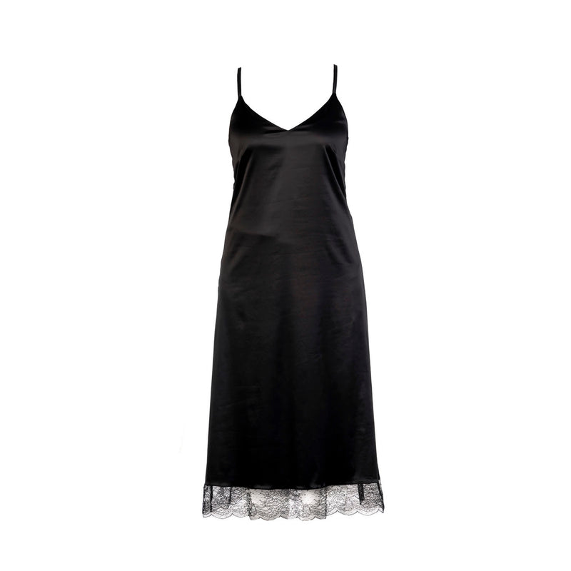 epifania nightwear black slip